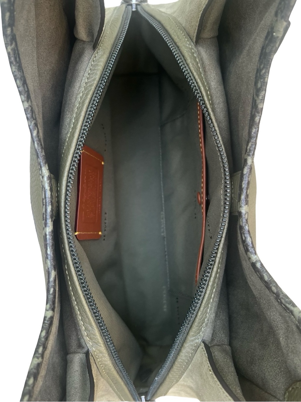 Coach Lori Shoulder Bag with Snakeskin Detail Style No. C5266 - Picture 10 of 13